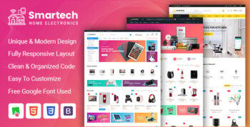 Smartech - Responsive PrestaShop 1.7 Hitech Theme