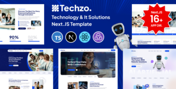 Techzo - IT Solutions & Technology React Next.js Template