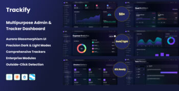 Trackify - React Multipurpose Tracker & Admin Dashboard