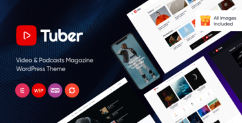Tuber - Youtube Streaming & Podcast WordPress Theme