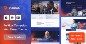 Verdox - Political Election Campaign WordPress Theme
