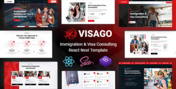 Visago - Immigration and Visa Consulting React NextJs Template