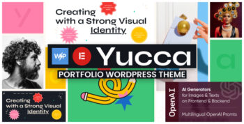 Yucca - Personal Artist  Lookbook WordPress Theme