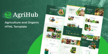 AgriHub - Agriculture and Organic HTML Template