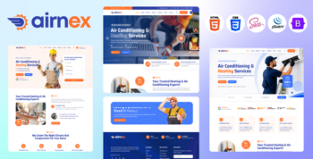 Airnex - Air Conditioning & Heating Services HTML5 Template