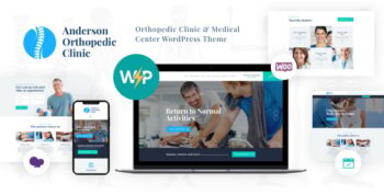 Anderson | Physical Therapy & Orthopedic Clinic WordPress Theme