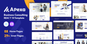 Apexa- Multipurpose Business Consulting React 19 Template