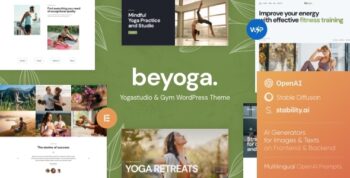 BeYoga | Yoga studio & Gym WordPress Theme