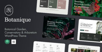 Botanique - Botanical Garden & Arboretum WordPress Theme