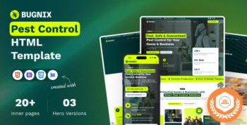 Bugnix - Bugs & Pest Control HTML Template