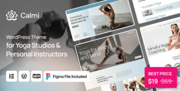 Calmi - Yoga Studios & Personal Instructors WordPress Theme