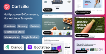 Cartzilla - Django Multipurpose E-Commerce Template