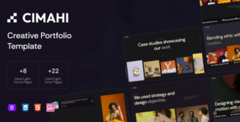 Cimahi - Creative Agency & Personal Portfolio HTML Template