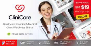 CliniCore - Healthcare, Clinic & Medical WordPress Theme