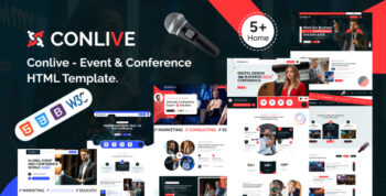 Conlive – Event & Conference HTML Template