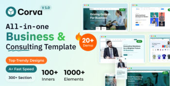 Corva - Business Consulting HTML Template