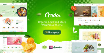 Crudo – Organic and Food Store WordPress Theme