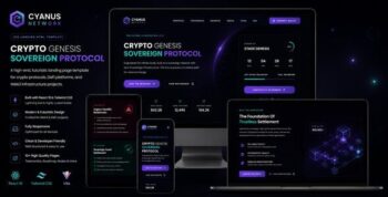 Cyanus Crypto - ICO Landing React Template