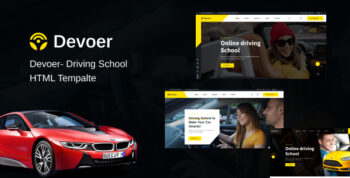 Devoer - Professional Driving Courses HTML Template