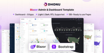 Dhonu - Blazor Server Admin & Dashboard Template