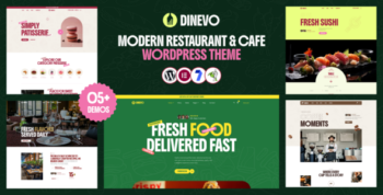 Dinevo - Modern Restaurant & Cafe WordPress Theme