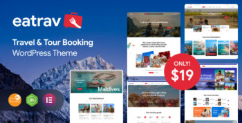 Eatrav – Travel & Tour Booking WordPress Theme