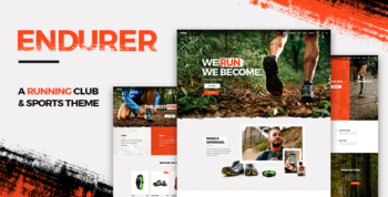 Endurer - Running Club and Sports WordPress Theme