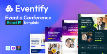 Eventify - Event And Conference React 19 Template