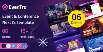 EvenTro - Event & Conference NEXT JS Template