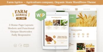 Farm Agrico | Agriculture & Organic Farm Food WordPress Theme