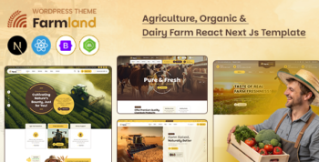 Farmland - Agriculture & Dairy Farm React Next Js Template
