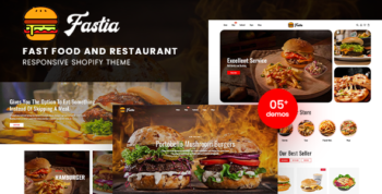 Fastia - Fast Food & Restaurant Shopify Theme