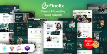 Finclix - Finance & Consulting React Template