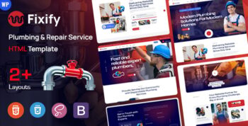 Fixify - Plumber & Handyman Repair HTML Template