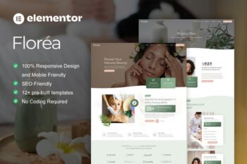 Florea -  Beauty Care Services Elementor Pro Template Kit