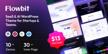 Flowbit – SaaS & AI Startup WordPress Theme