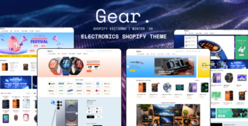 Gear - Electronics Shopify Themes