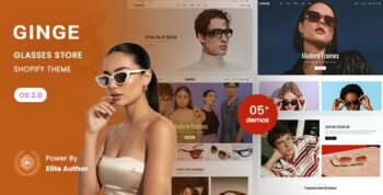 Ginge - Glasses Store Shopify 2.0 Theme