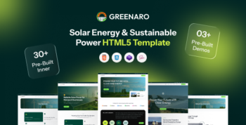 Greenaro – Renewable Energy & Solar HTML Template