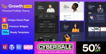 Growth - Personal Portfolio WordPress Theme