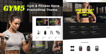 GYM5 - Gym and Fitness Store PrestaShop Theme