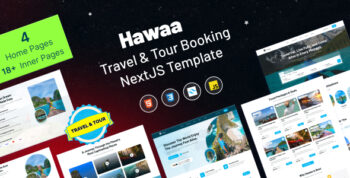 Hawaa - Travel and Tour Booking NextJS Template