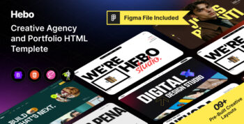 Hebo - Creative Agency & Portfolio HTML Template