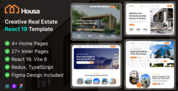 Housa - Creative Real Estate React 19 Template