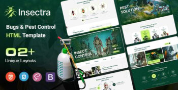 Insectra - Bugs & Pest Control HTML Template
