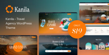 Kanila - Travel Agency WordPress Theme