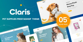 Leo Claris Elementor - Pet Food & Supplies Prestashop Theme