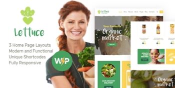 Lettuce | Grocery Store &  Green Food WordPress Theme