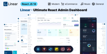 Liner - Premium React Admin Dashboard Template