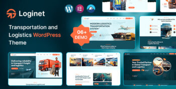 Loginet - Transportation & Logistics WordPress Theme